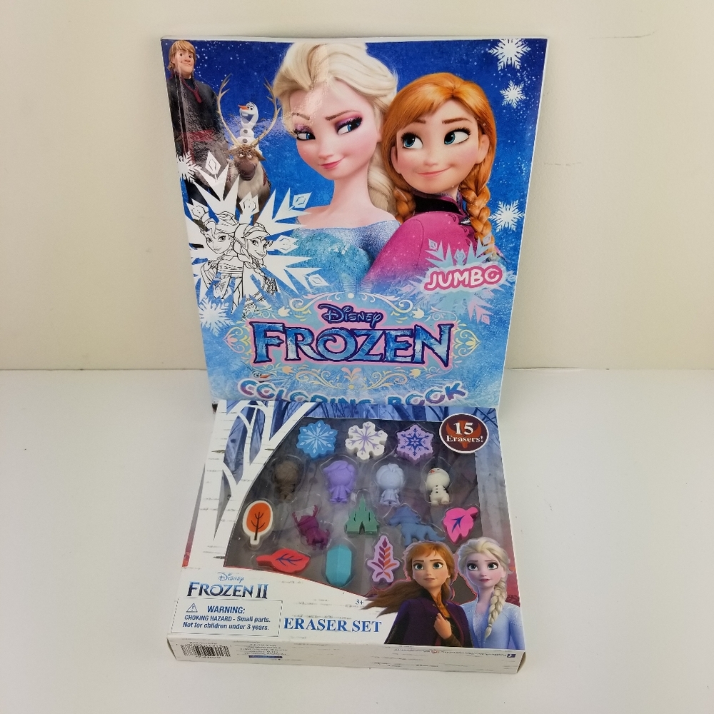 Frozen Coloring Book and Eraser Set